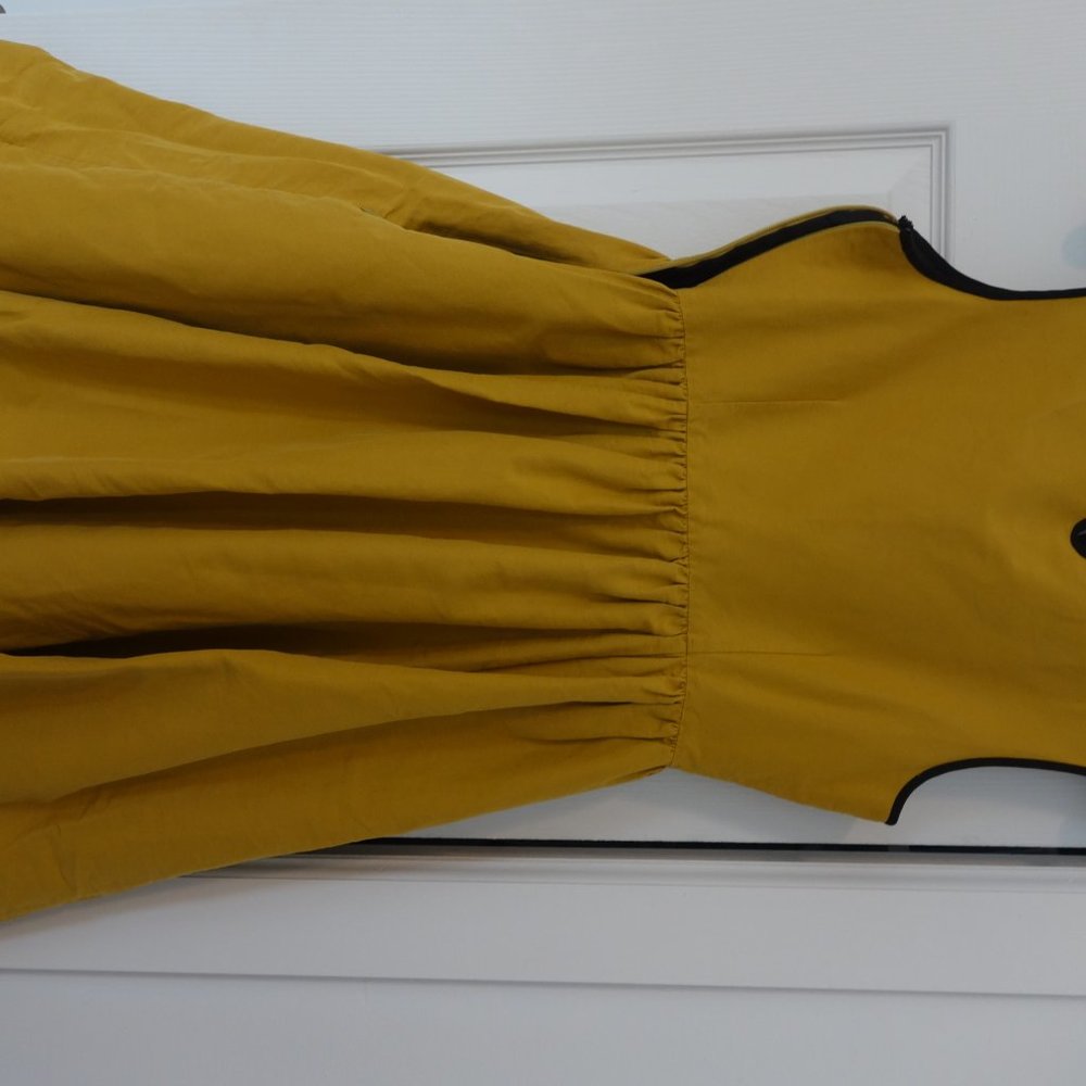 Kate Spade New York yellow RAINEY Fit flare dress - Picture 5 of 8